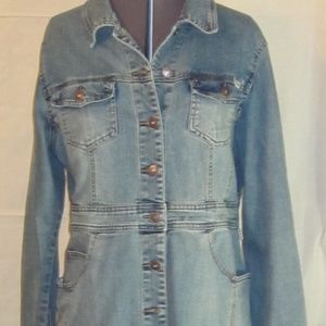 Max Studio Vintage Denim Dress/Duster